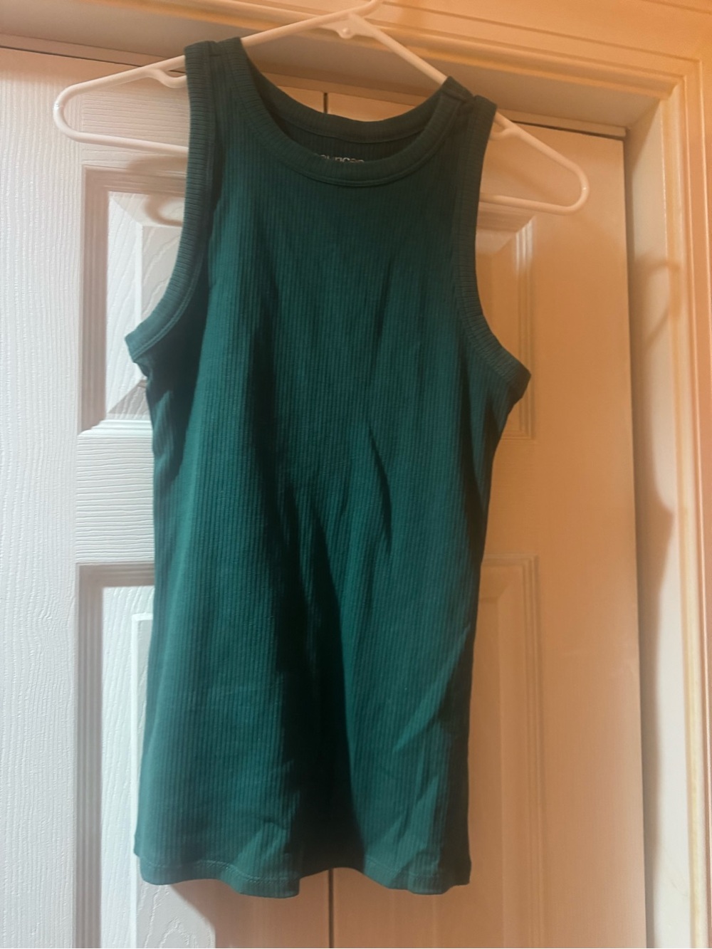 Maurices Teal Ribbed Tank Top